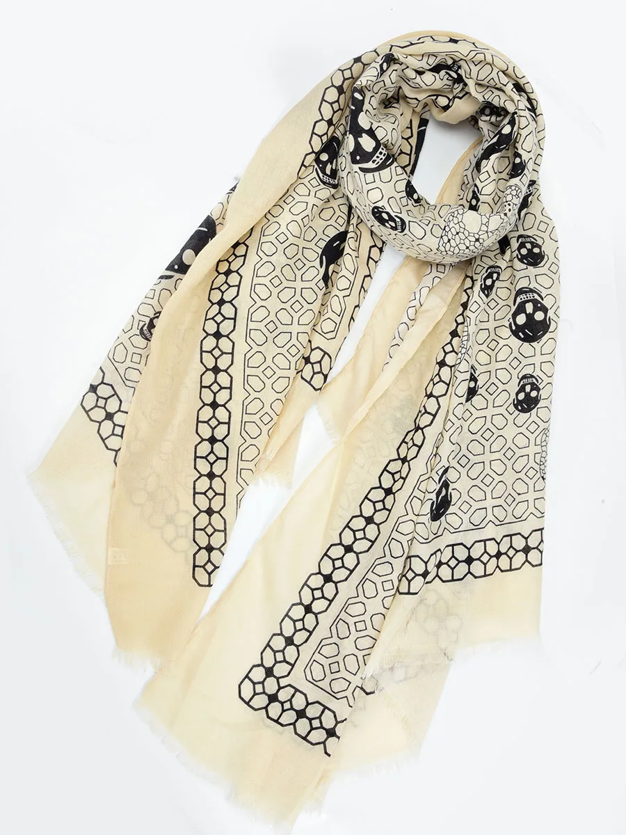 

Women's Plain Bubble Chiffon Scarf Headscarf Bandage Solid Color Printed Pattern Shawl Headscarf Ladies Scarf