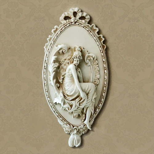 statue 1 3D скульптура ангела, статуя для дома, украшения, аксессуары, Настенная роспись, Висячие статуи из смолы, Декор, Рождественские декоративные художественные украшения - Цвет: statue 1