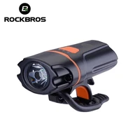 rockbros rechargeable light cycling bike flashlight waterproof headlight bicycle lamp power bank bicycle front bike accessories