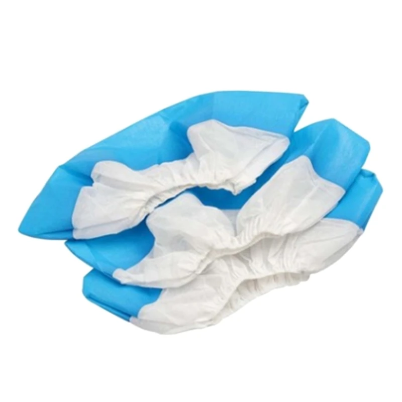 

50pcs Disposable Shoe Covers Non-woven Cover Overshoes Non-Slip M3GE