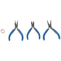 3 piece jewelry pliersmini pliersdiy pliers pliers for jewelry beading repair making jewelry tools kitwire cutters