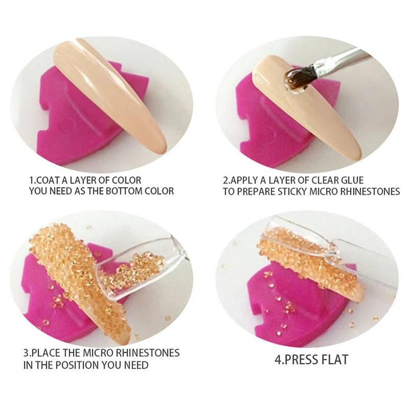 Кристалл 1 мм маникюрные инструменты со стразами | Красота и здоровье