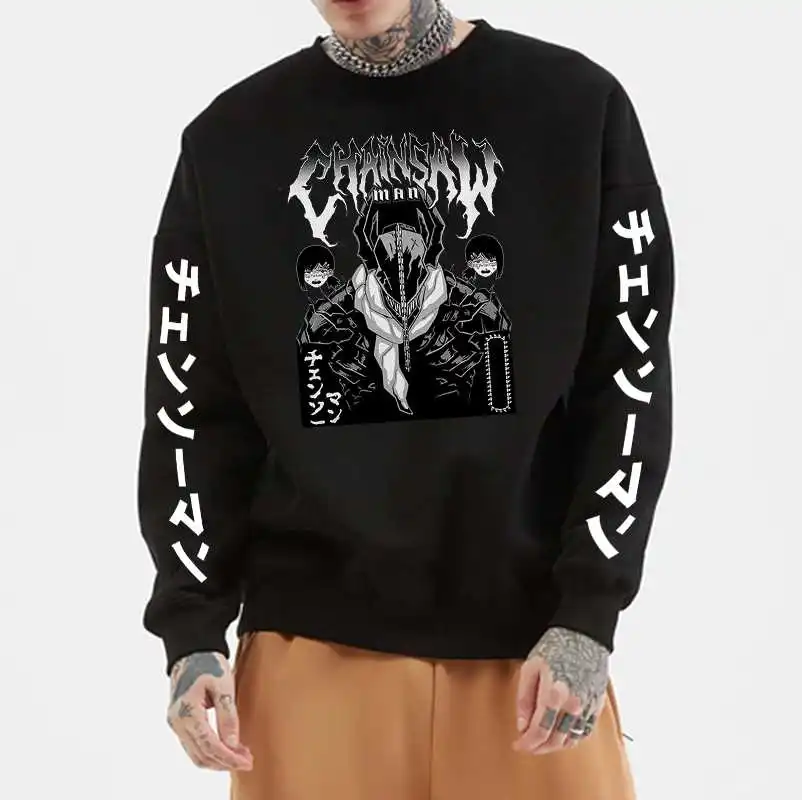 

Толстовка с капюшоном в стиле аниме «бензопила»