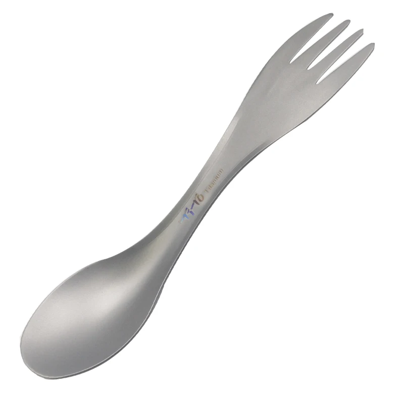 Вилка из титанового сплава портативная ложка для пикника и отдыха на открытом