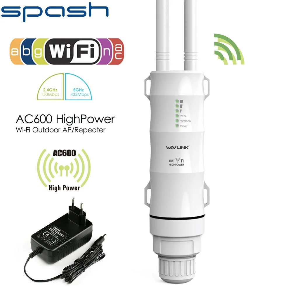 SPASH Wi Fi усилитель маршрутизатор сигнала расширитель высокой мощности открытый