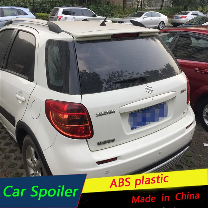 Спойлер для Suzuki SX4 из АБС пластика черный/белый спойлер на заднее крыло