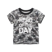 2021 childrens t shirt for boys summer short sleeve t shirt mother kids camouflage pure cotton teenage clothes
