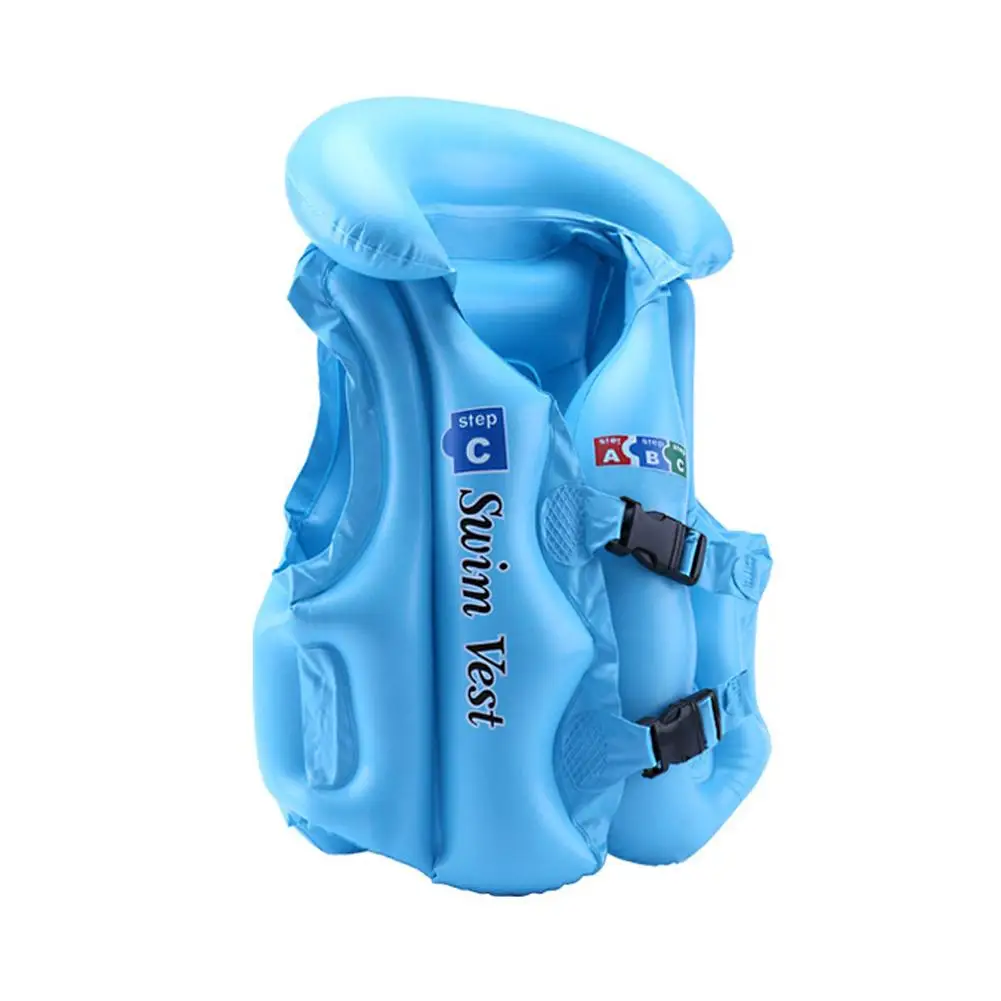 

Pure Color Children's Safety Training Inflatable Swimming Suit Buoyancy Swimsuit Buoyancy Vest For Child Learn Swimming Hot Sale