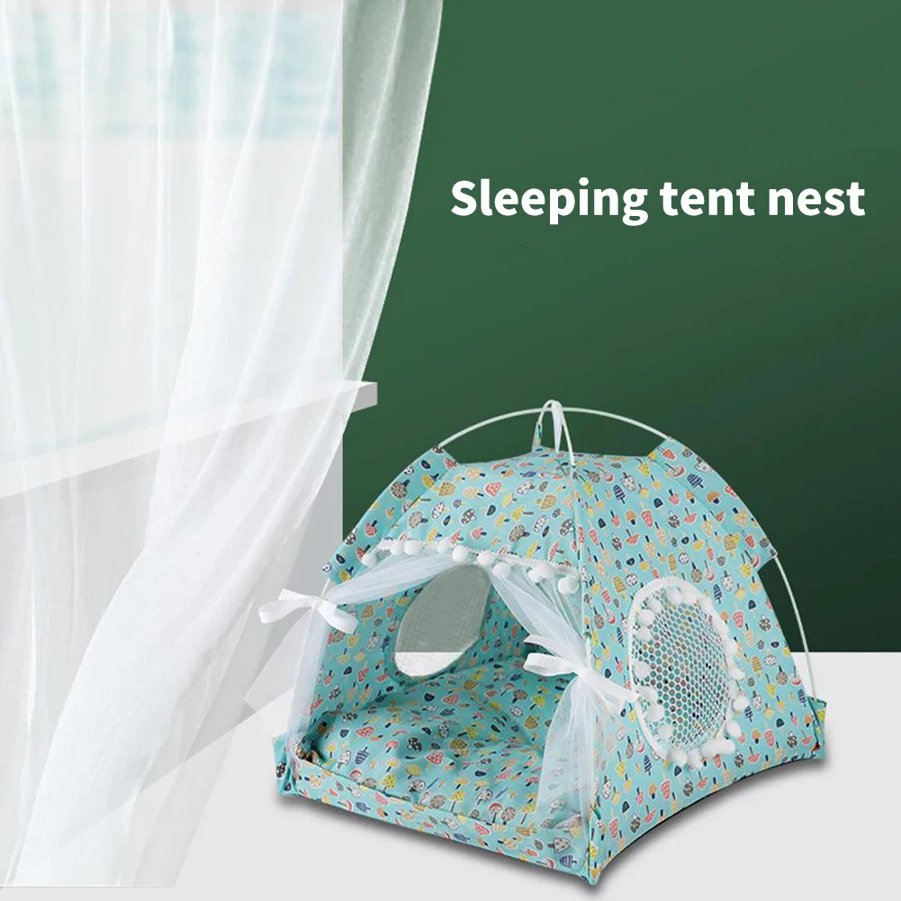

Pet Tent Dog Cat Bed The General Teepee Closed Cozy Hammock With Removable Washable Cushion Pillow Puppy House Pet Accessories