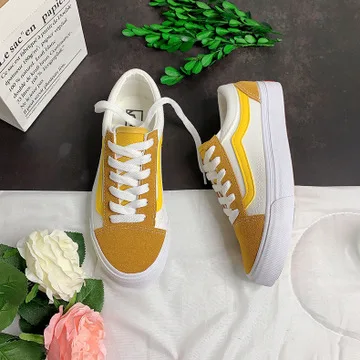 2020 low-top sneakers male CLASSICS MEN'S checkerboard vulcanized canvas shoes SK8 black and white hi skate sports | Обувь