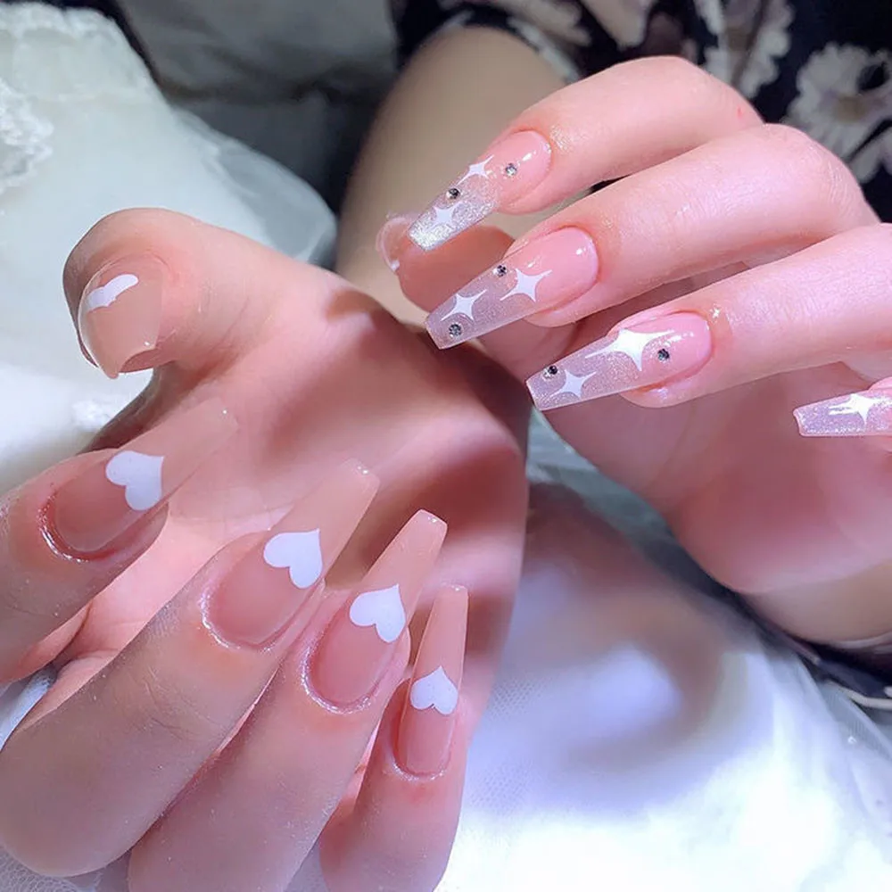 

Multicolor Stars Nails Art Manicure Back Glue Decal Decorations Design Nail Sticker For Nails Tips Beauty