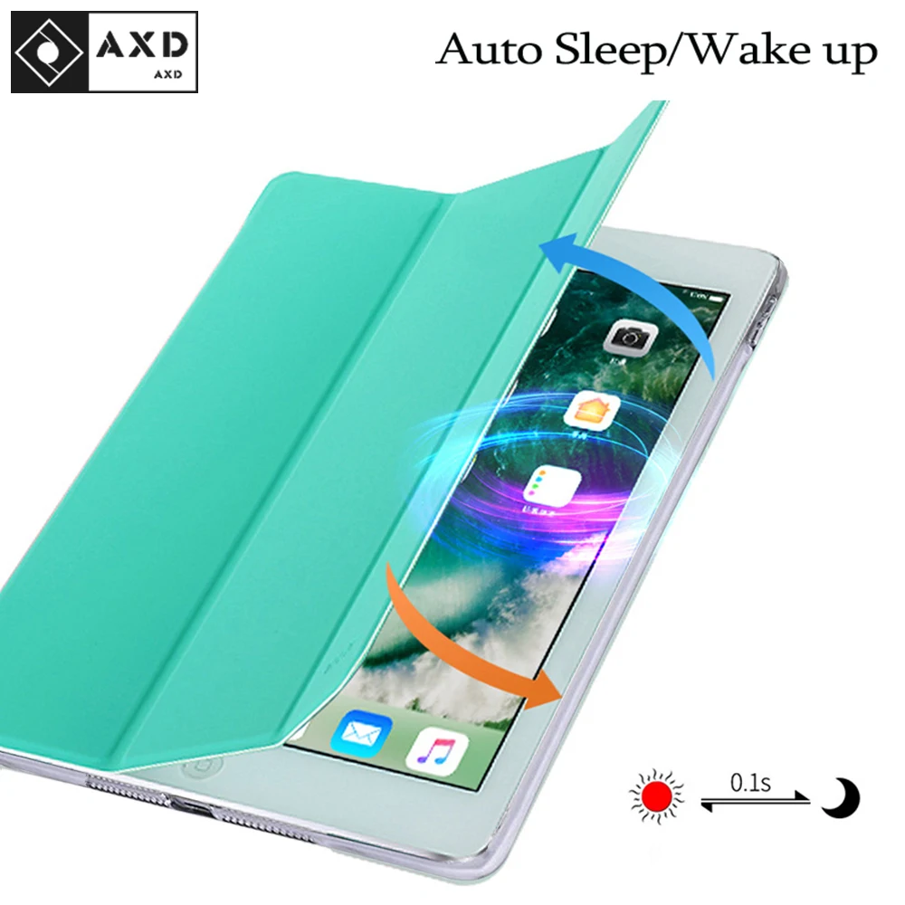

Флип-чехол из искусственной кожи с подставкой для iPad 2 3 4 9,7 дюйма A1395 A1460 A1416 ipad 3 2 4, умный чехол-книжка с автоматическим засыпанием/пробуждени...
