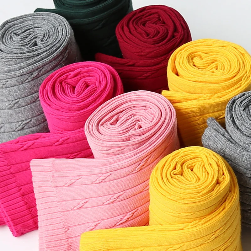 Осенние черные узкие брюки карандаш для девочек Зимние леггинсы Теплые Детские