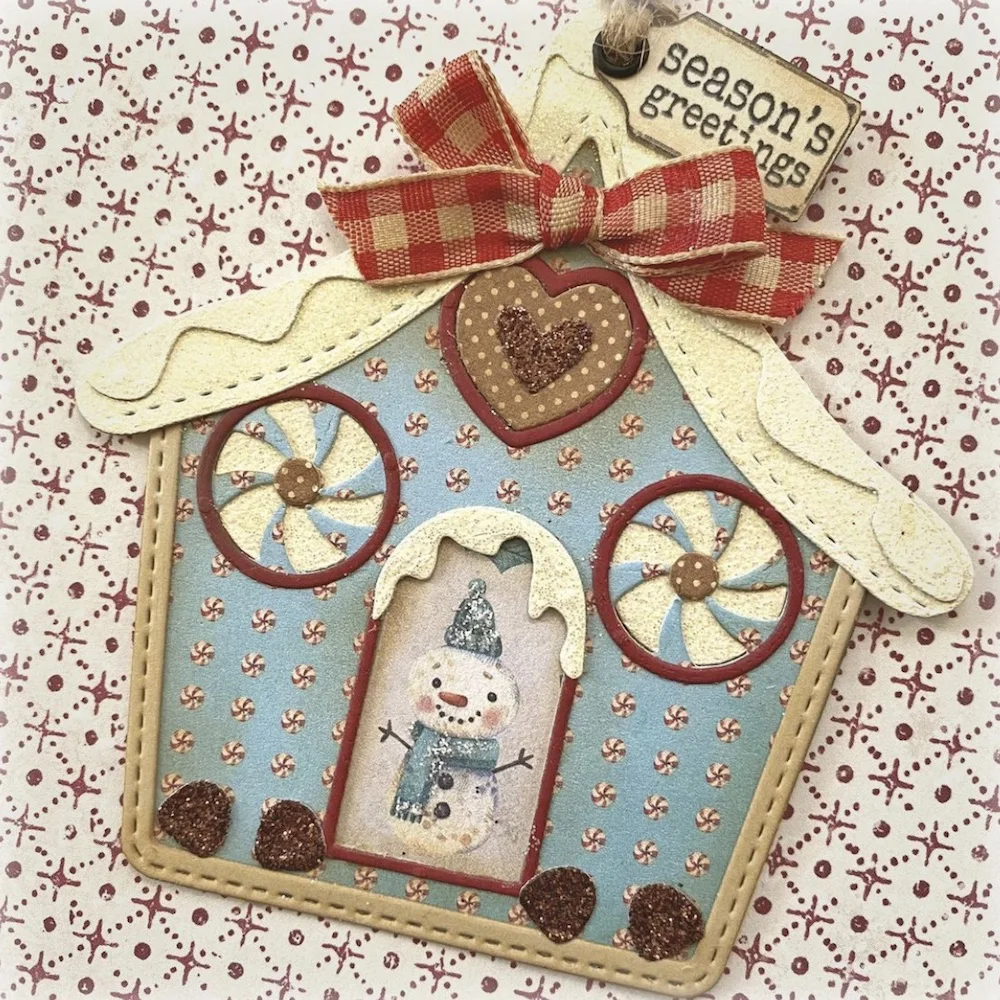 kscraft christmas gingerbread house shaker metal cutting dies stencils for diy scrapbooking decorative embossing diy paper cards free global shipping