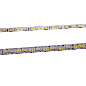 Светодиодная лента CRI 80 + 5 мм 10 мм PCB 12 в 24 В 2835 120 светодиодный s 240LED s 4000 LED sm Диодная Гибкая светильник вая лента 6000K нейтральный белый теплый белый 5 м