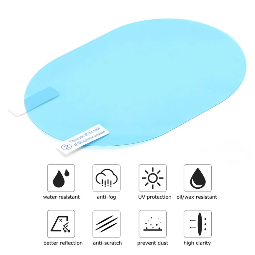 2 шт. защитная пленка на боковые зеркала заднего вида с защитой от бликов фар