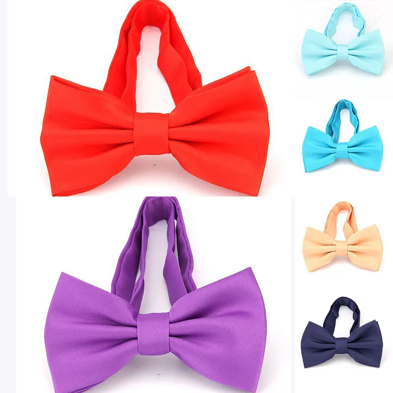 Новинка мужские классические галстуки-бабочки простые регулируемые Ретро стиль