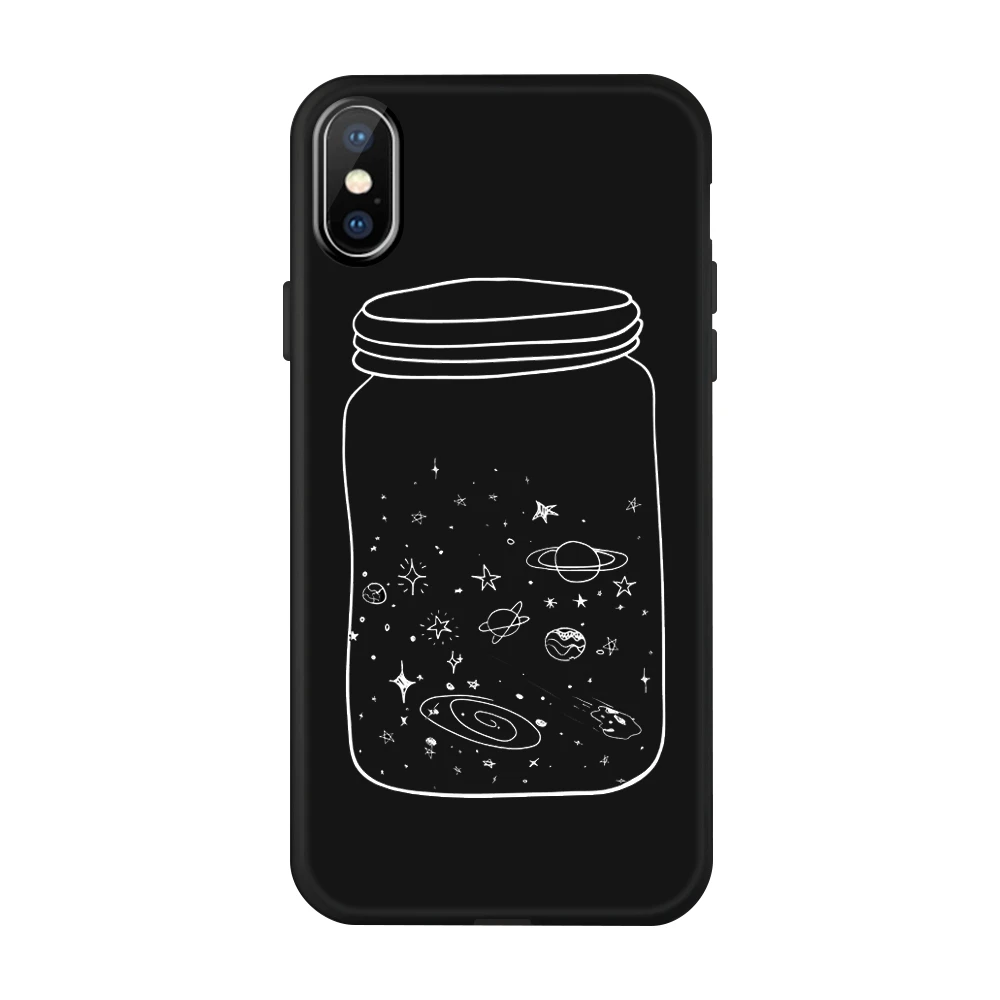 18 Черный ТПУ окрашенный чехол для iPhone 8 7 6 6S Plus X XS Max X 5 5S SE чехол Funda iPhone8 iPhone7 Plus силиконовый мягкий модный чехол - Цвет: 18