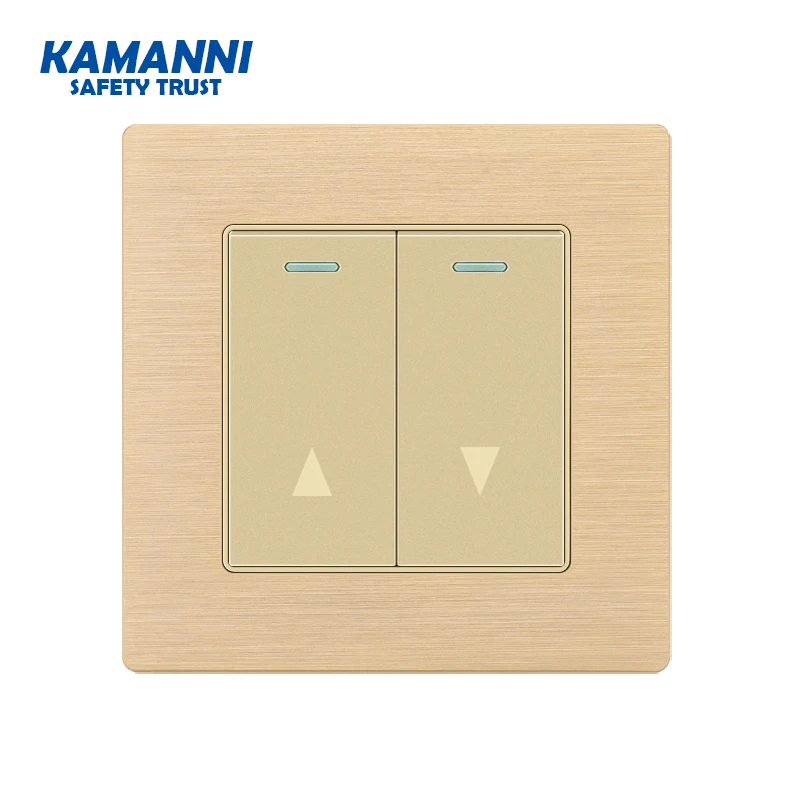 Kamanni выключатель сенсорный роскошный кнопочный переключатель 3 банды 1/2 способ