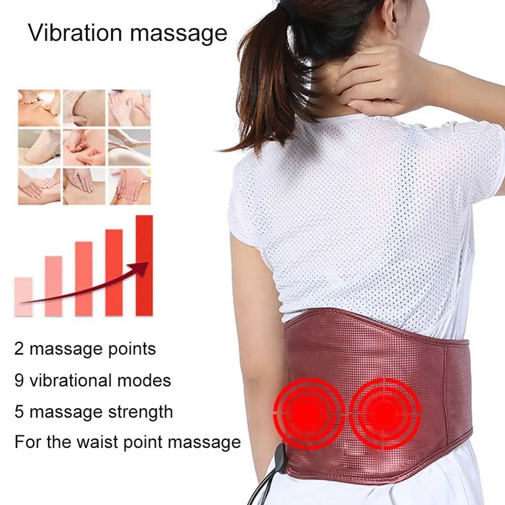 Электрический обогревающий поясной ремень инфракрасное тепловое лечение снятие