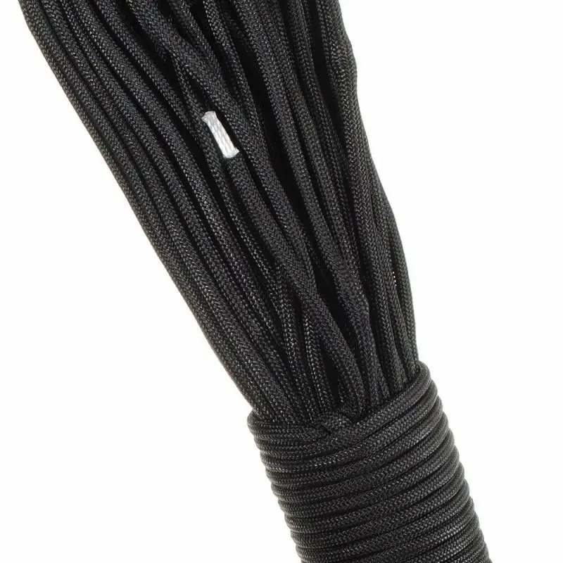 50 метров 3 мм черный грубый круглый плетеный шнур сделай сам парашютный пустынный