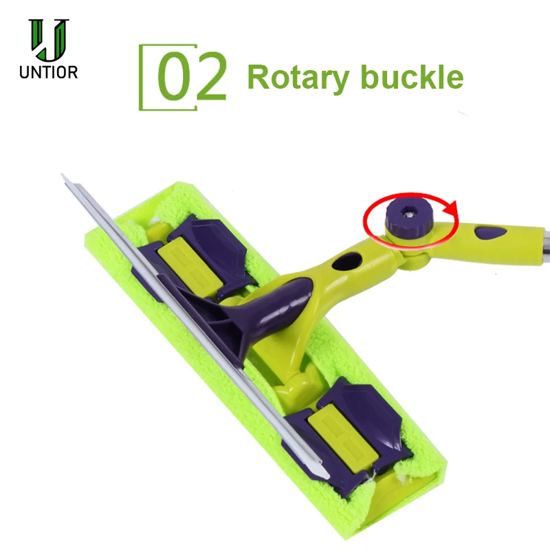 UNTIOR вращающийся инструмент для очистки стекла двусторонний телескопический