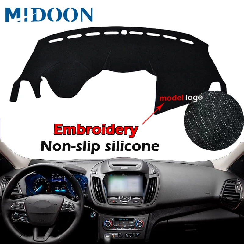 Чехол для приборной панели автомобиля MIDOON LHD коврик с защитой от УФ-лучей Ford ession