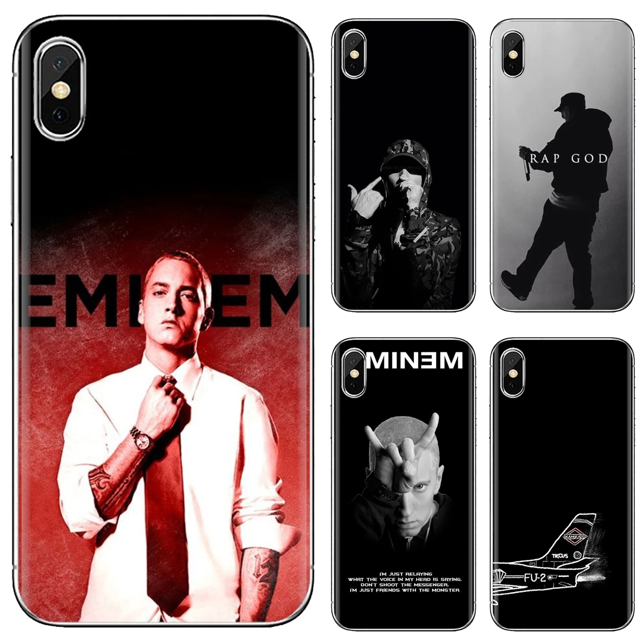 Силиконовый чехол для Samsung Galaxy Note 3 4 5 8 9 S3 S4 S5 Mini S6 S7 Edge S8 S9 S10 Plus Eminem Rap Singer|Бамперы| |