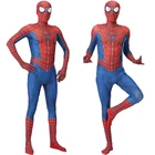 2 шт.компл. аниме спайдербой с маской красный синий костюм на день рождения Детские костюмы на Хэллоуин Детский косплей платье для мальчиков