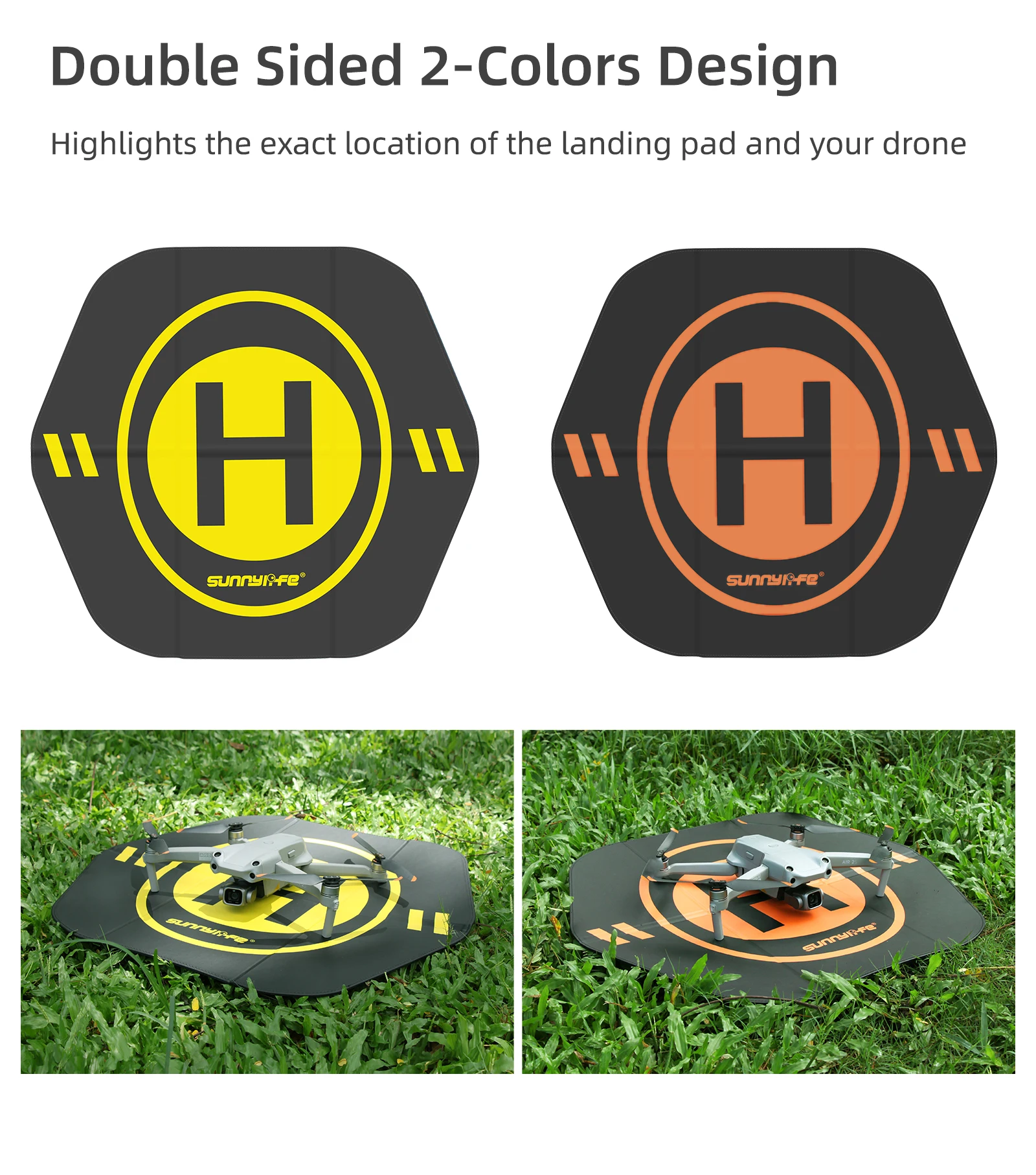 Sunnylife DJI Mavic 3 колодки для дрона LandingPads быстроскладывающаяся Водонепроницаемая