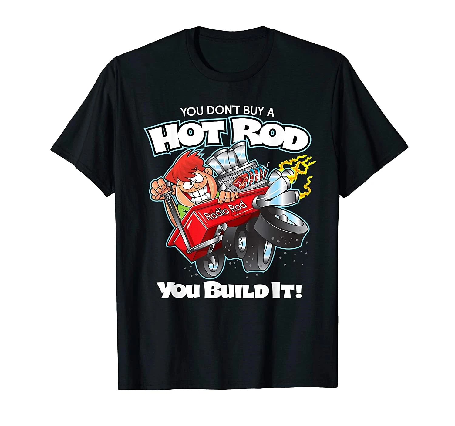 

Hot Rod constructor vagn rojo soplado para motor de coche camiseta