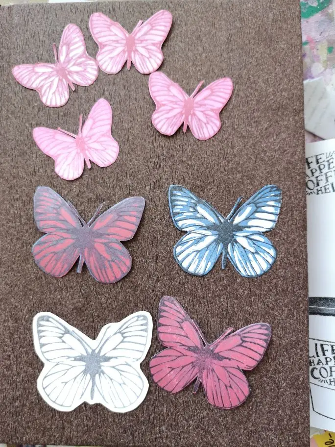 

Layering Butterfly Stamps Clear Silicone Rubber Stamps For Card Making Scrapbook Craft Supplies