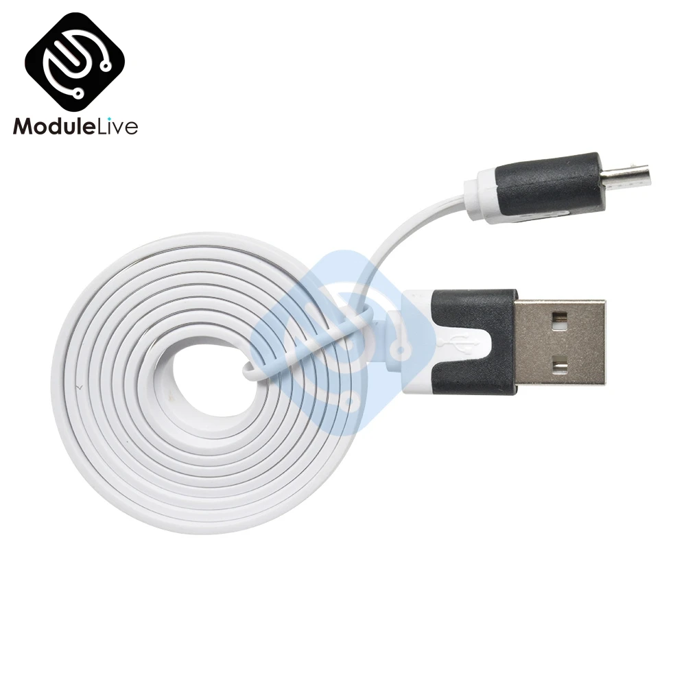 1 м 3.3ft провод Micro USB синий для Wemos D1 мини NodeMcu проводной кабель