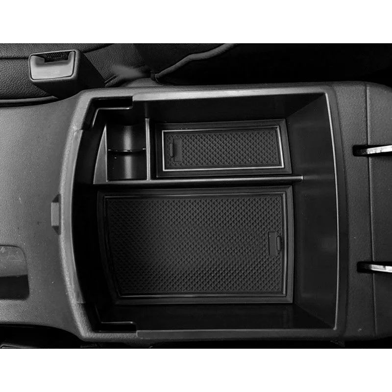 Черный ABS пластик автомобильный подлокотник ручка коробка для хранения для hyundai Kona AT Drive подлокотник коробки для хранения центральная консоль лоток