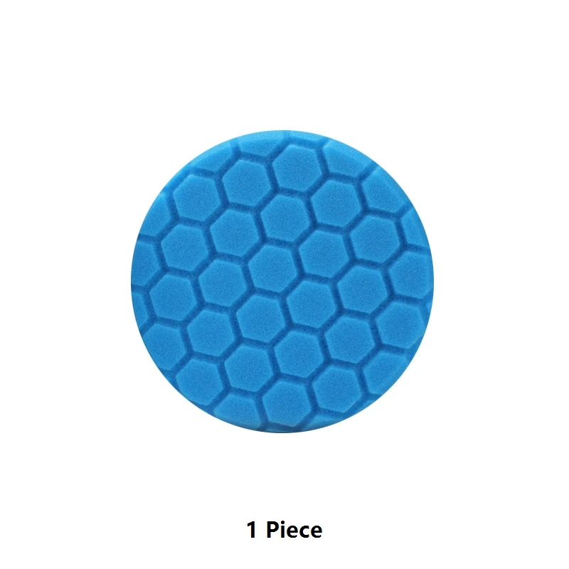 1 Piece Blue Pad SPTA Автомобильная полировальная губка моющаяся " 5" " 7" полировальная Подушка самоклеющаяся высокая плотность импортная губка полировальная подушка - Цвет: 1 Piece Blue Pad
