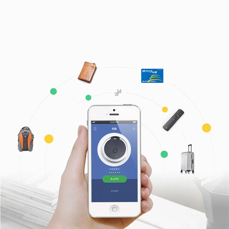 

Bluetooth Tracking Locator BT 4.0 Small Portable Intelligent Anti-Lost Device Round Waterproof XH8Z