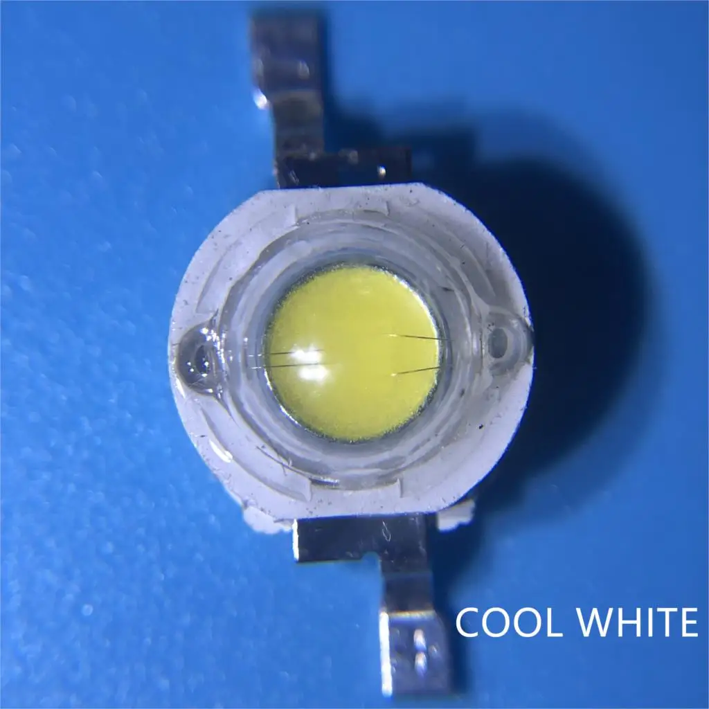 Светодиодные лампы высокой мощности 1 Вт 3 10 шт. диоды SMD 110-120LM светодиодный чип s