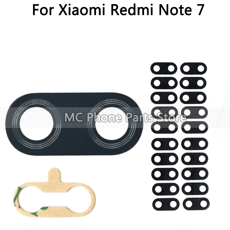 Новинка для Redmi Note 7 задняя камера стеклянная линза Замена с наклейкой Xiaomi |