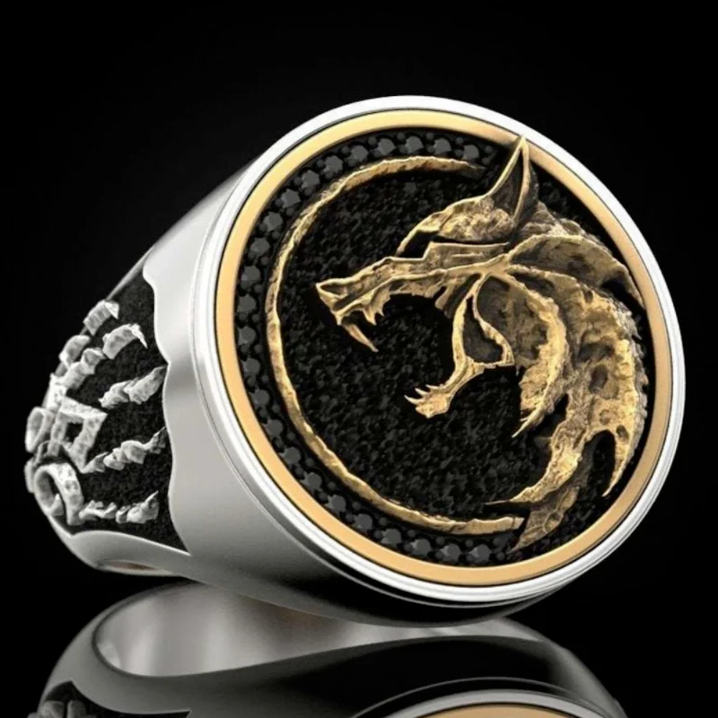 Новинка 2021 модное кольцо волшебника охотника волк коготь викингов воинов ретро