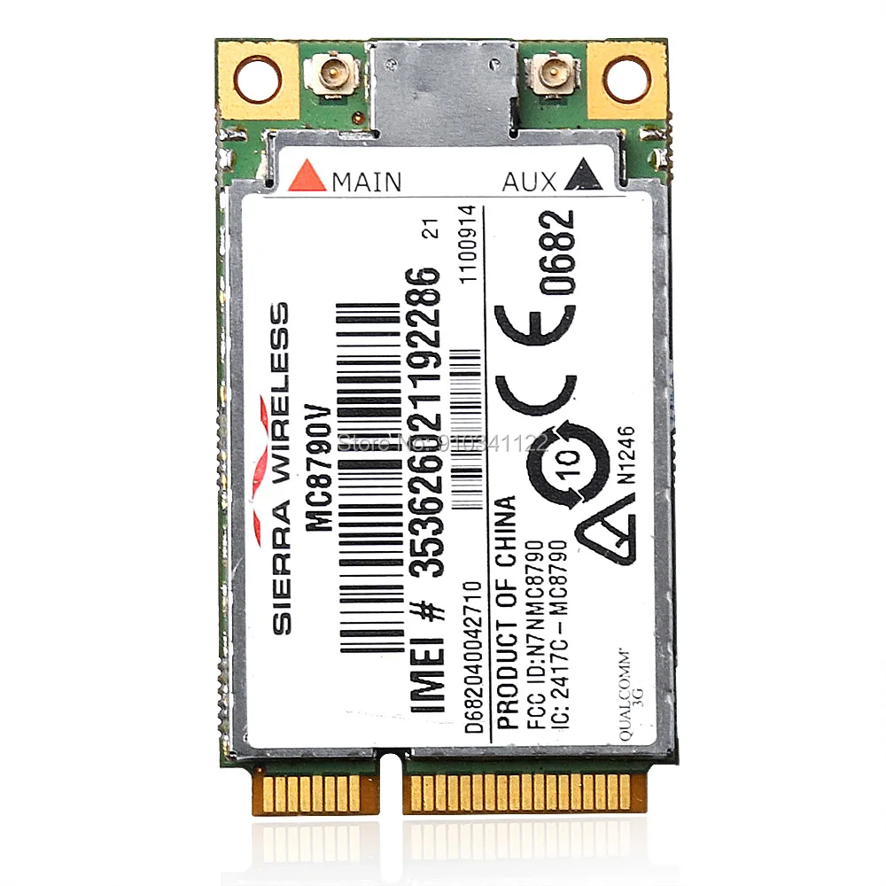 Разблокированный беспроводной модуль Sierra MC8790V PCI E 7 2 Мбит/с 5 76 UMTS HSPA HSUPA + GPS 3G WWAN Wi Fi