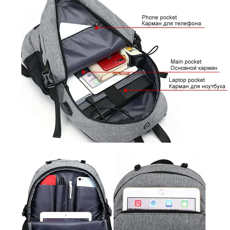20 35L мужской рюкзак для ноутбука рюкзаки с защитой от кражи дорожный офиса