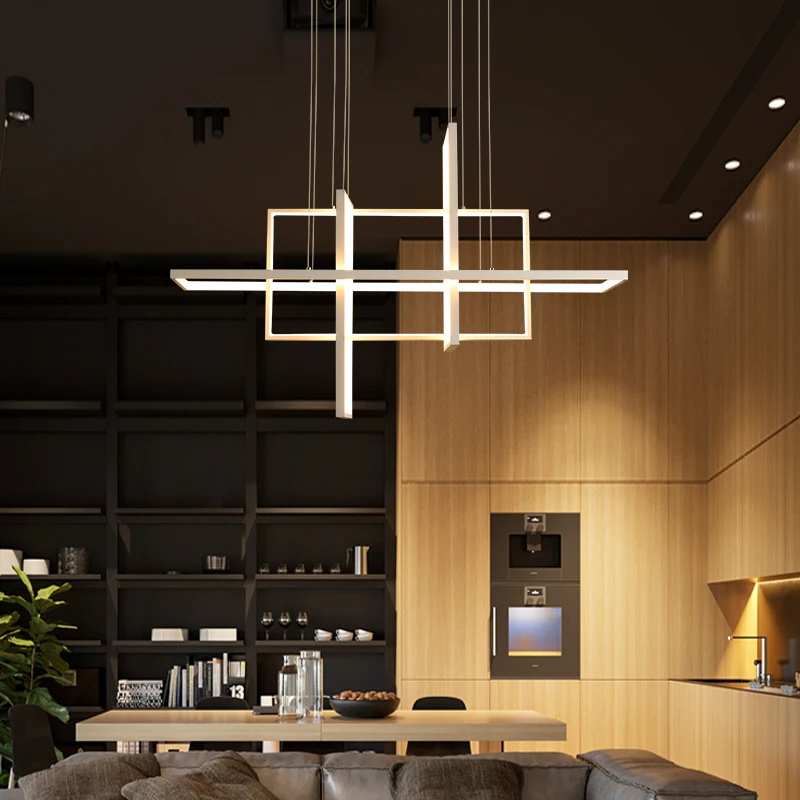 Великолепный дизайн черный цвет бело золотые светодиодный затемнения