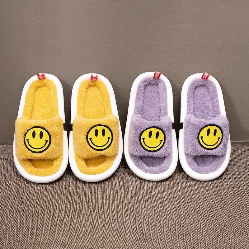 

Winter Children's Slippers Cotton Cute Kids Adult Warm Shoes Boys Girls Women Men Soft-Soled Baby Slippers Slip-on Fashion 2020