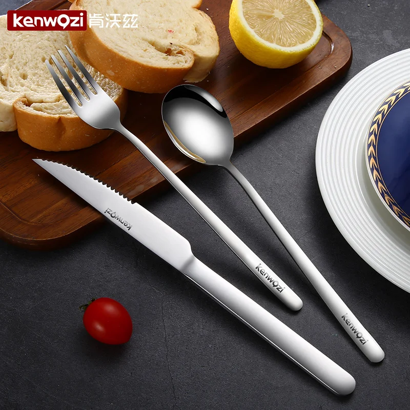 Дорожная посуда набор переносных ложек вилок ножей пластиковые столовые приборы