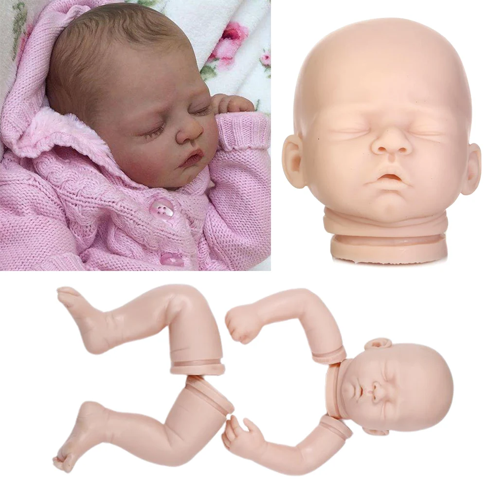 

Soft Silicone Lifelike Mold 20 Inch Gift DIY Reborn Doll Kit Prototype Head Limbs Rebirth Infant Mould Unpainted Accessories