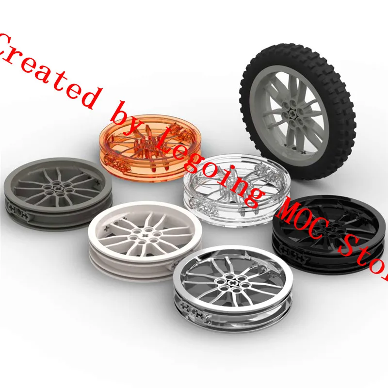 

Наука и технология автомобильные строительные блоки moc-11957 + 88517 100,6*17 мм мотоциклетное колесо Соединитель шины ev3 сборная игрушка