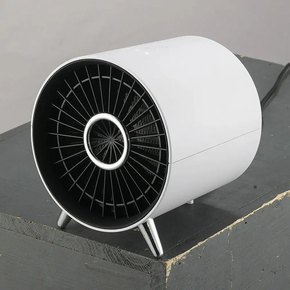 

EU Plug Leafless Desktop Electric Heater Energy-saving Silent Mini PTC Ceramic Heating Hot Air Heater for Home Bedroom