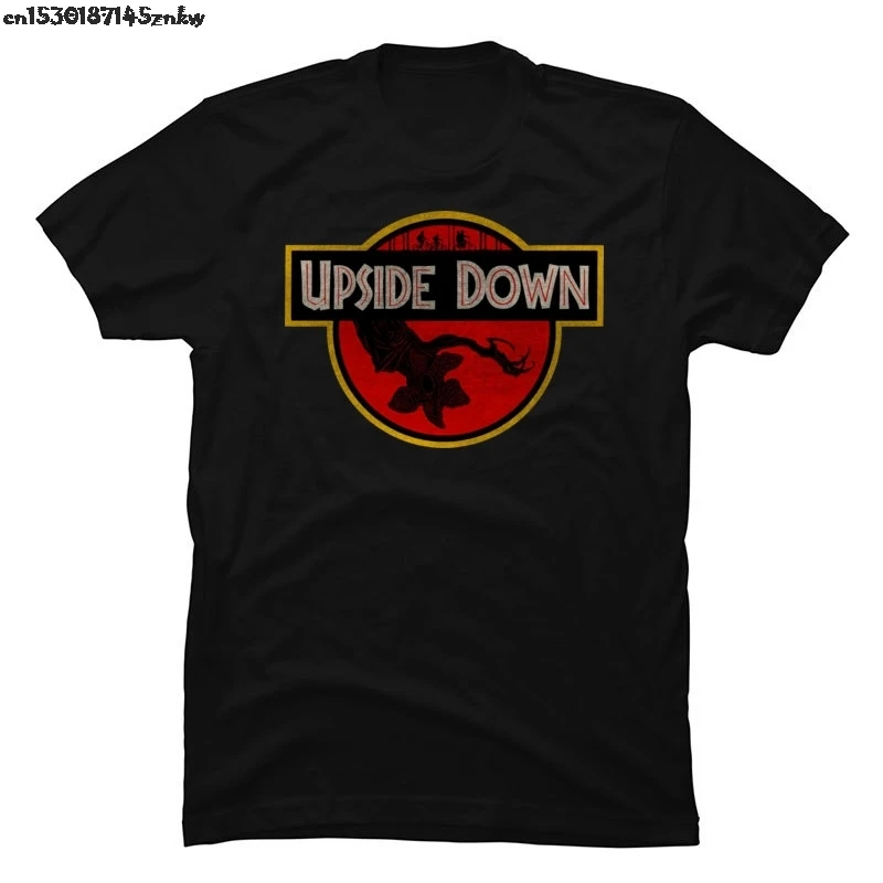 Мужские футболки в стиле парка Юрского периода с перевернутым дьюстин