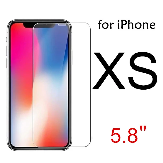 2 шт 9H Премиум Закаленное стекло защитный чехол для экрана для iPhone 5 5S 5C SE 6 6S 7 8 plus закаленное защитное покрытие для телефона - Цвет: for iphone XS