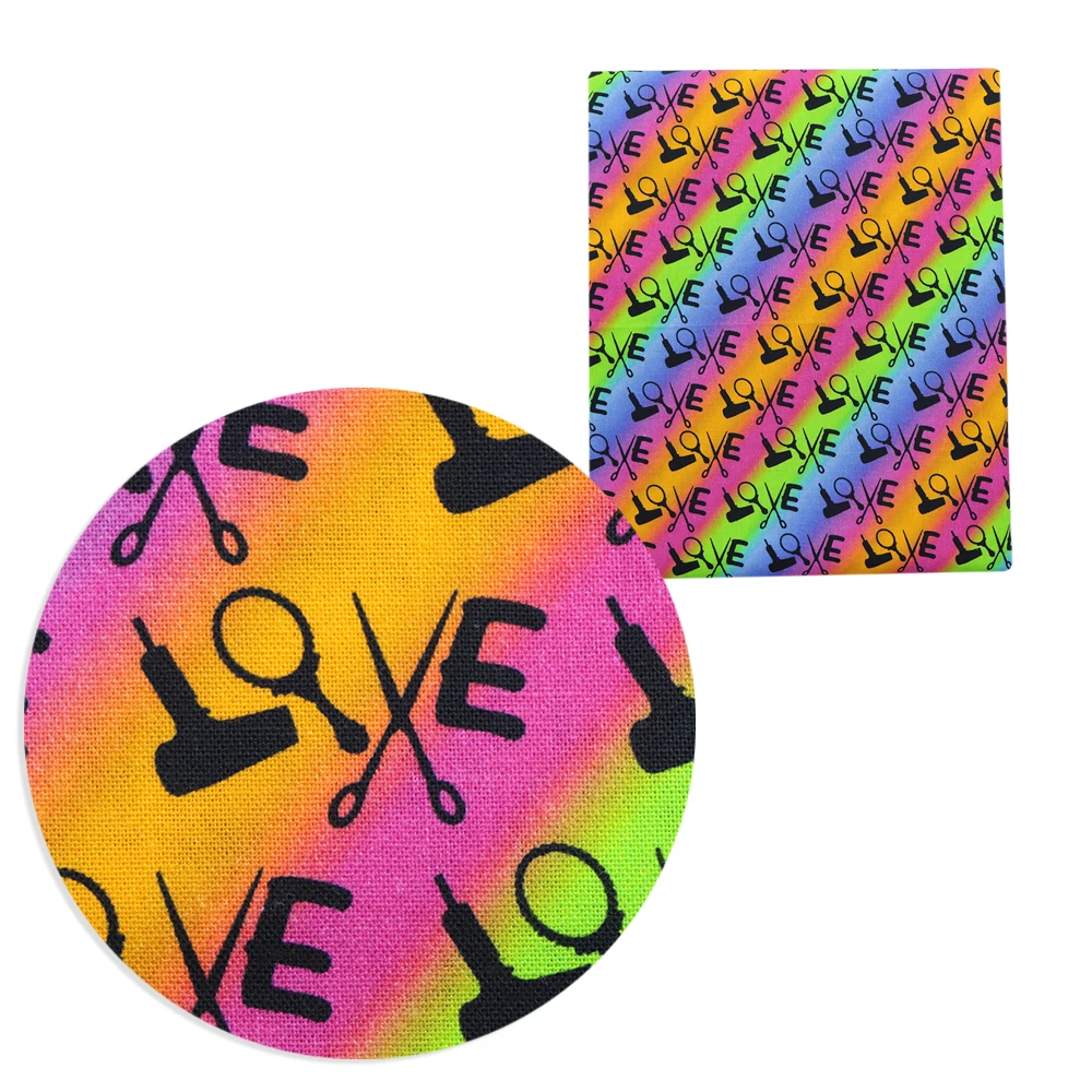 

50*145cm Geometric Printed 100% Cotton Fabric Quilting Patchwork Cloth Dress Puppet Garment Tissue Material Doll,1Yc11177